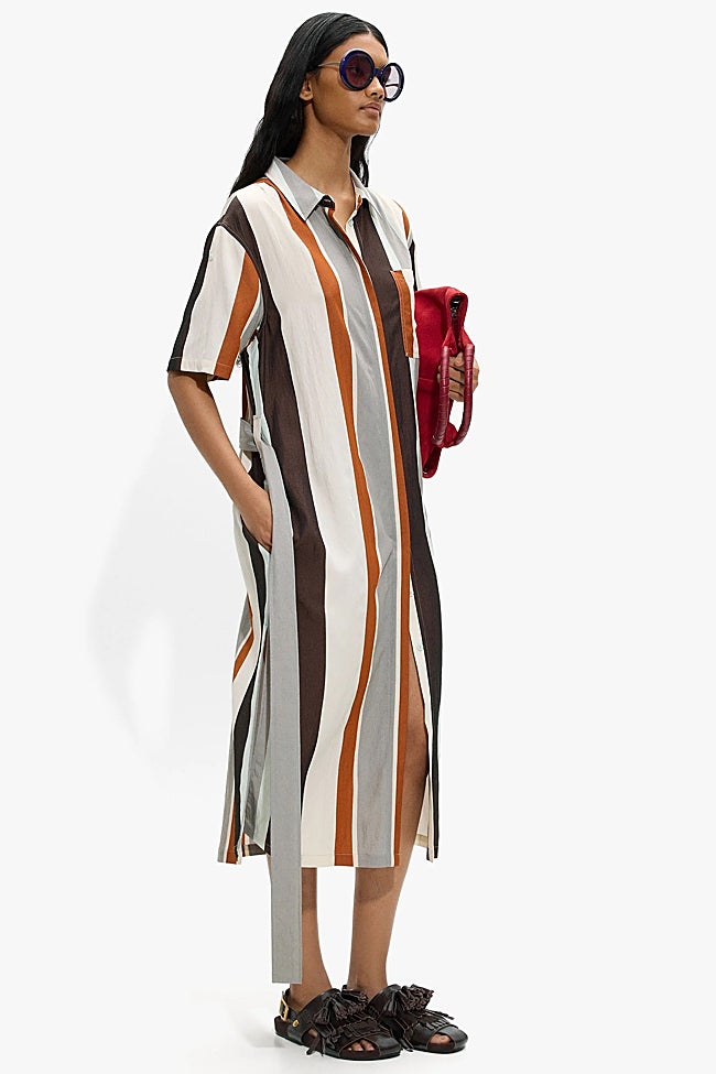 Vestido con estampado de rayas de Parfois (35,99 euros)