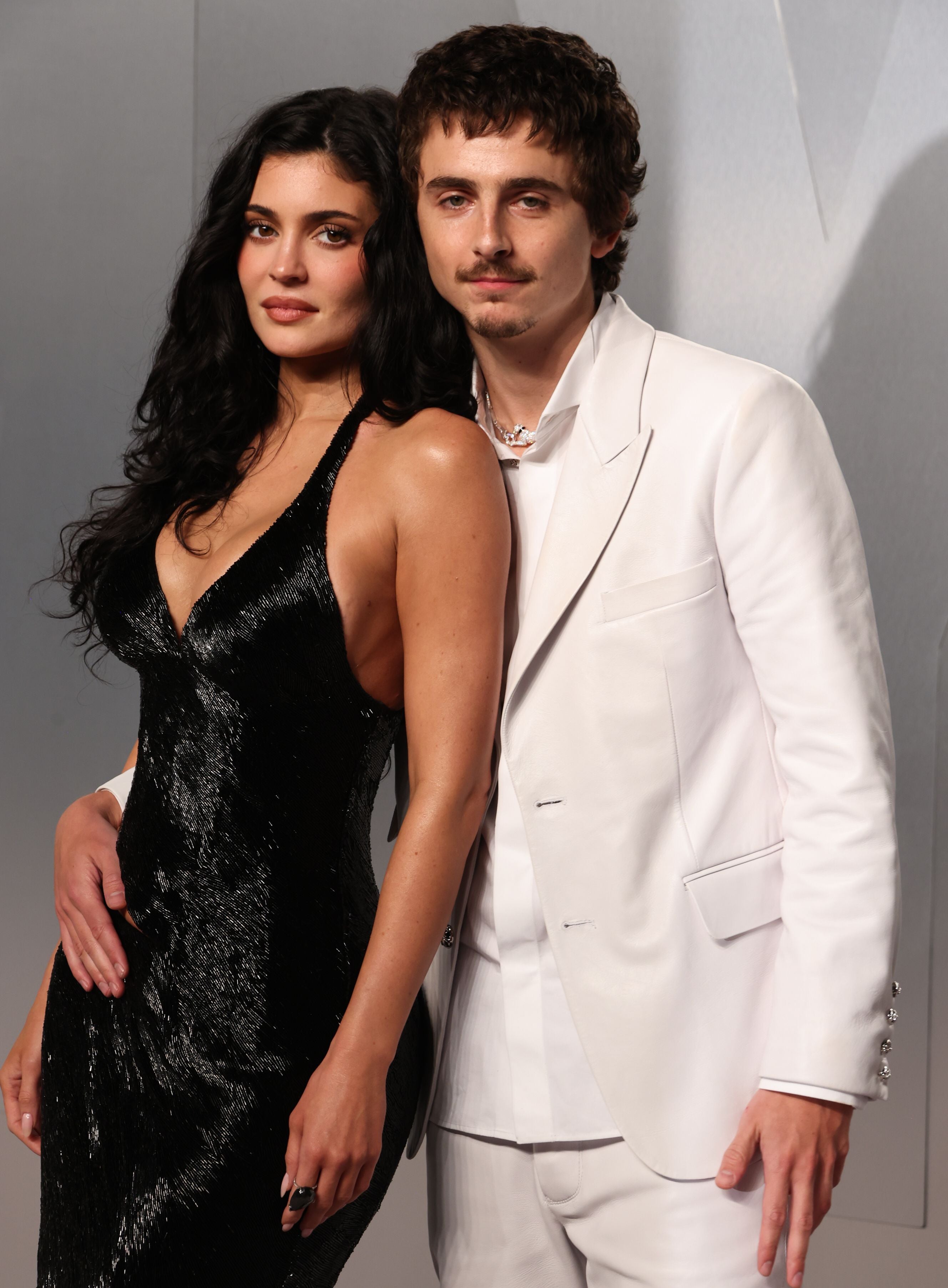 Timothée Chalamet y Kylie Jenner, en la fiesta posterior a la ceremonia de entrega de los premios Oscar.