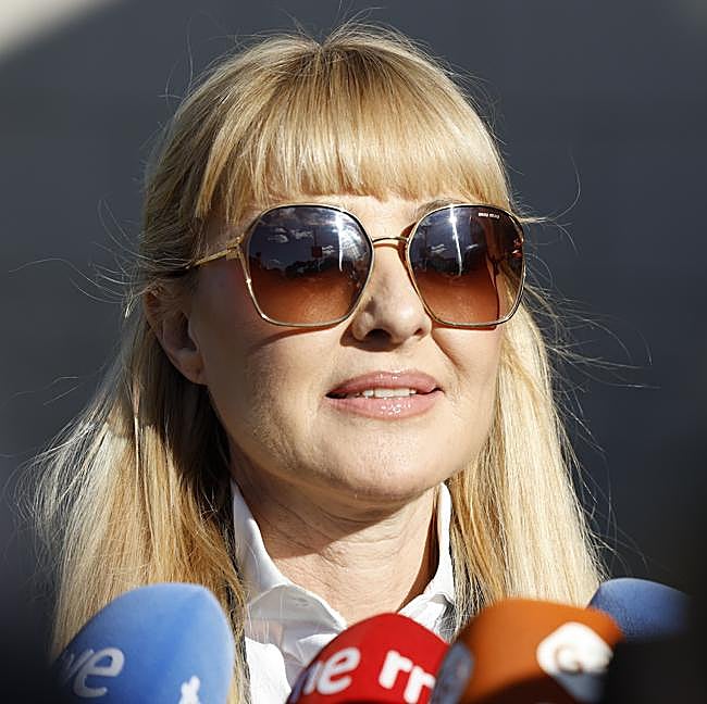 Cayetana Guillén Cuervo ha hablado con los medios.