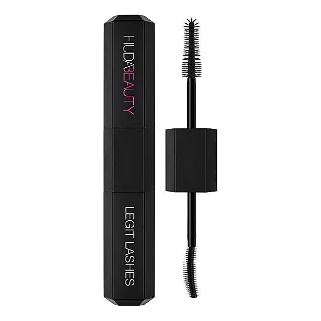 Huda Beauty Legit Lashes Double‑Ended Volumizing & Lengthening Mascara.