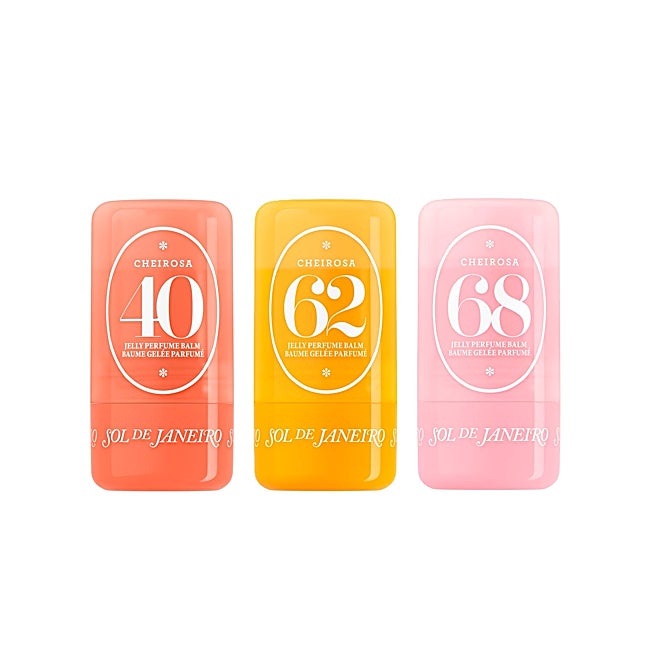 Cheirosa 68, 62 y 40 Jelly Perfume Balm Sol de Janeiro.
