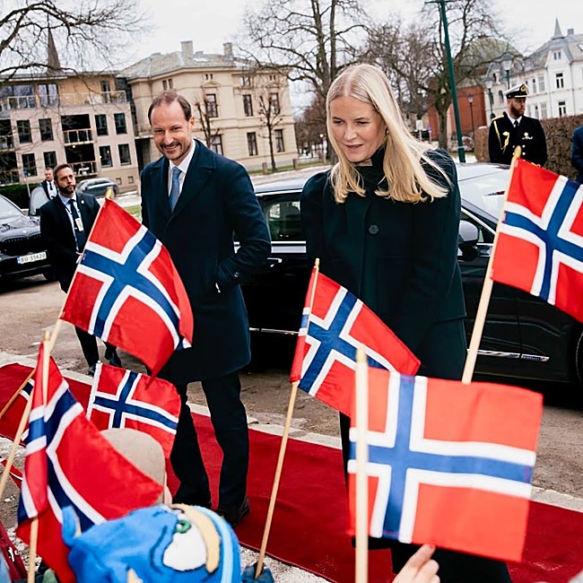 Mette-Marit en su última aparición en público.