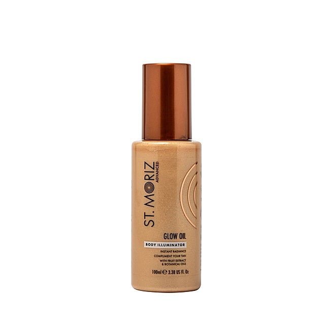 St. Moriz Glow Illuminating Body Oil.
