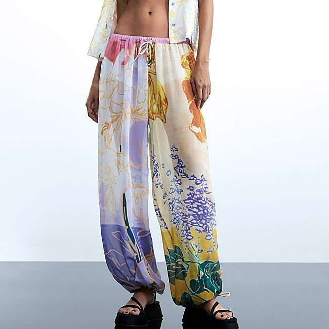 Boho print Desigual pants, €79.95.