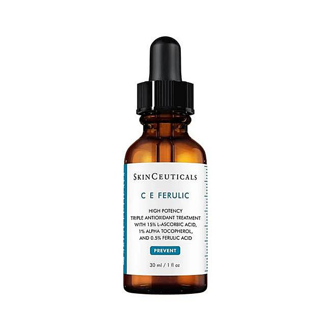Sérum con vitamina C y ácido ferúlico de SkinCeuticals.