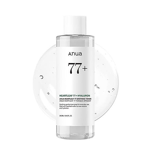 Anua Heartleaf 77 + Hyaluron Toner.