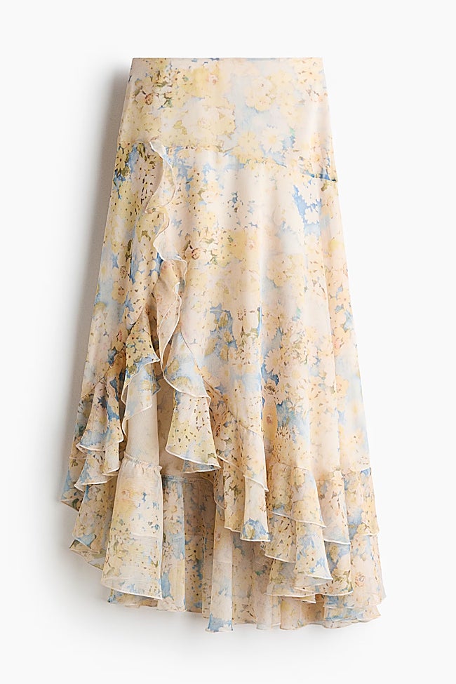 Falda estampada de H&M (79,99 euros)