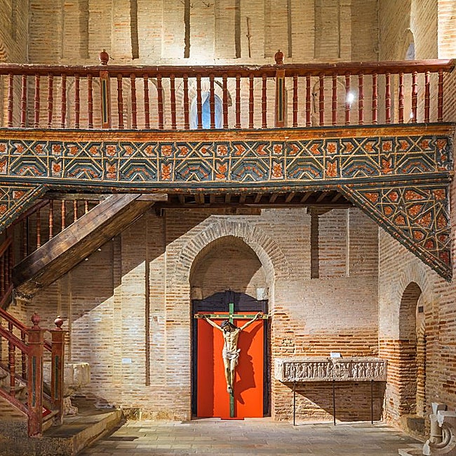 El coro morisco de la iglesia de San Lorenzo el Real.