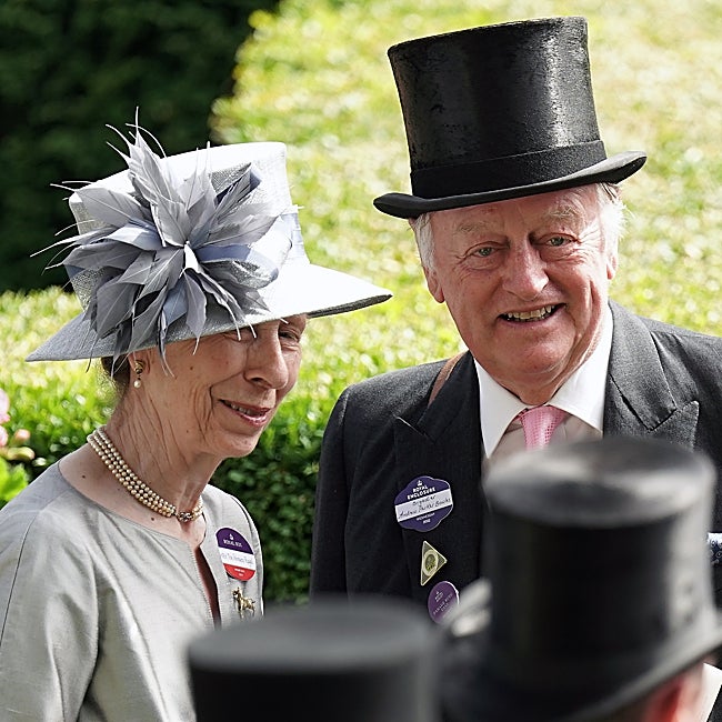 La princesa Ana y Andrew Parker Bowles en el Royal Ascot de 2022.