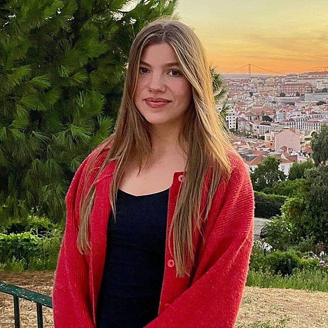 La infanta Sofía, en Lisboa.