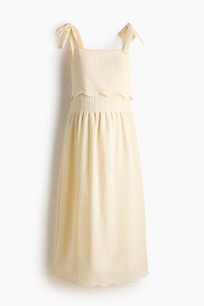 Vestido amarillo de H&M (59,99 euros)