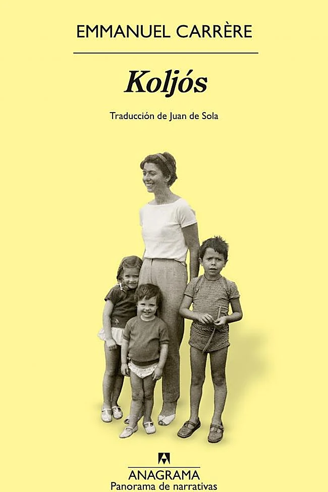 Cover of Koljós, the new and awaited Emmanuel Carrère novel.