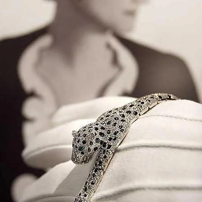 La pulsera La Pantera de Cartier que fue subastada.