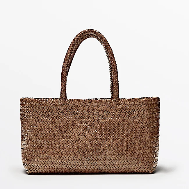 Braided bag by Massimo Dutti (249 euros)