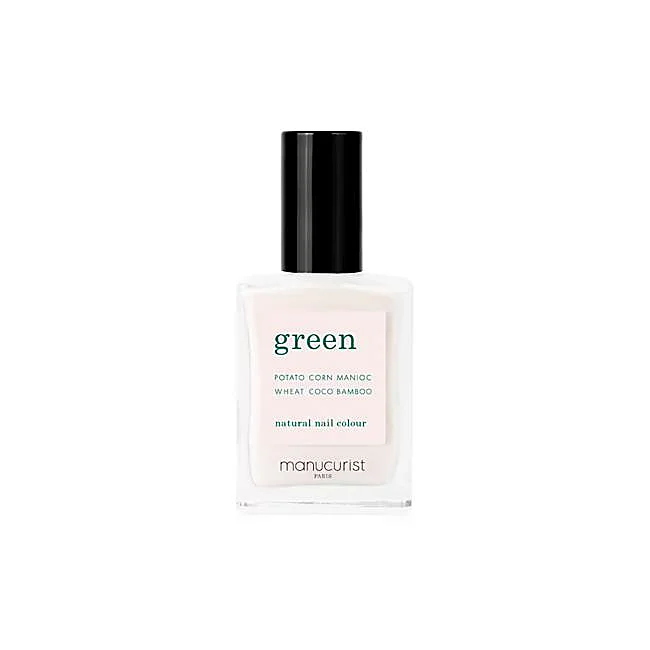 Esmalte de uñas Green en el tono Milky White de Manucurist.