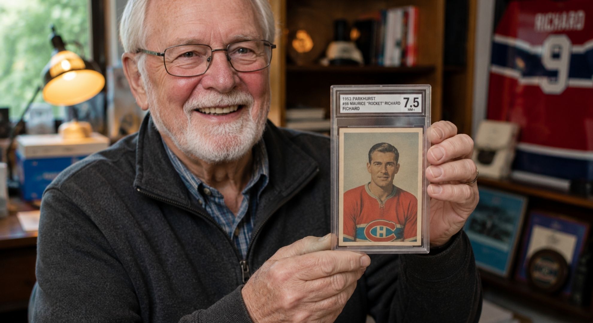 A retired teacher from Vancouver bought this vintage hockey card at a yard sale for just five dollars and later sold it at auction for nearly half a million
