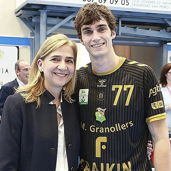 La infanta Cristina y su hijo, Pablo Urdangarin.