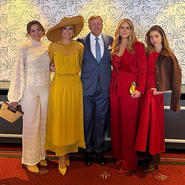 La familia real holandesa, en el Día del Rey de este año.