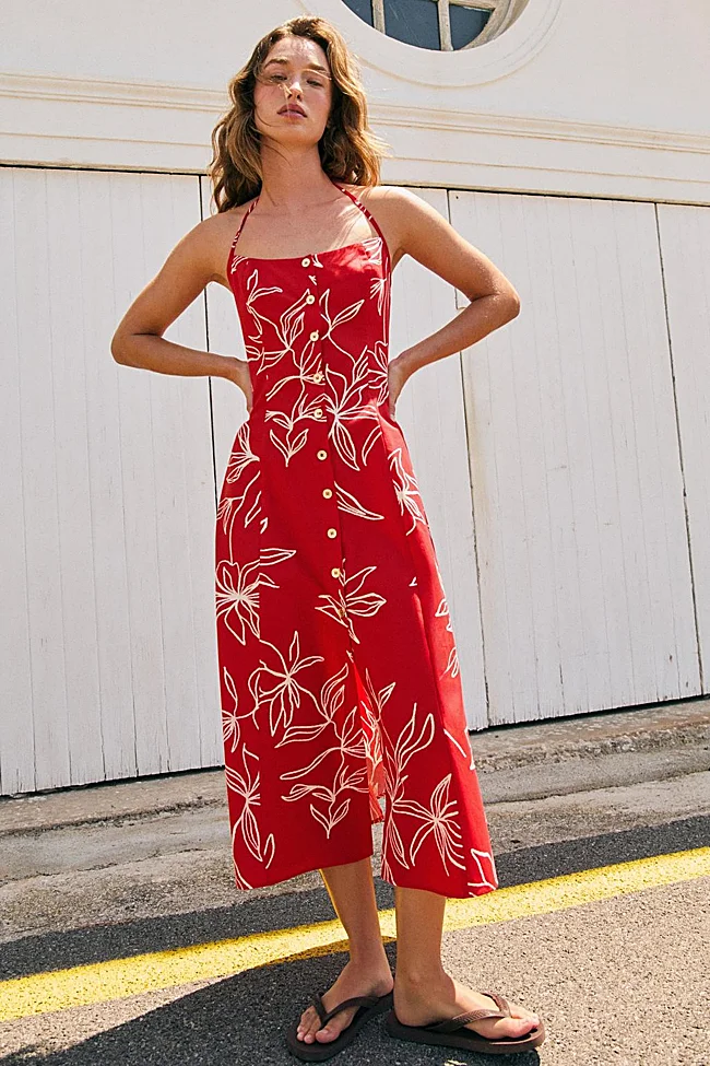 Vestido rojo de Zara (35,99 euros)