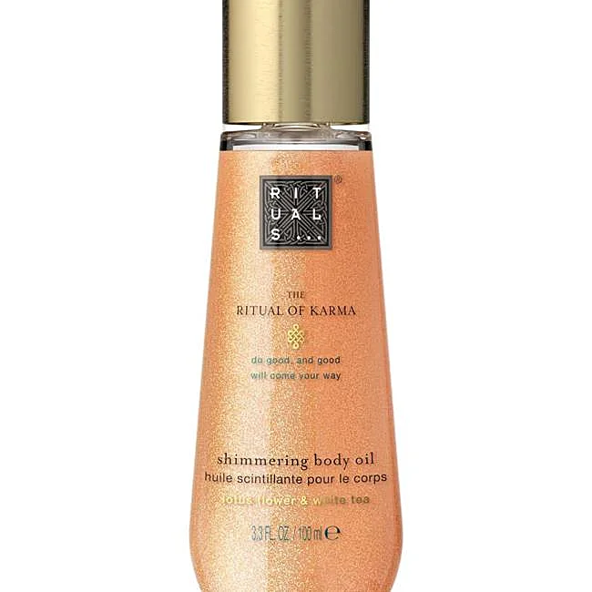 Aceite perfumado The Ritual of Karma Shimmering Body Oil de Rituals