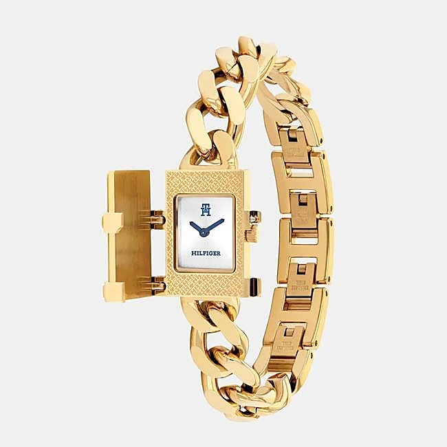 Reloj joya dorado de Tommy Hilfiger, 160,30 euros.