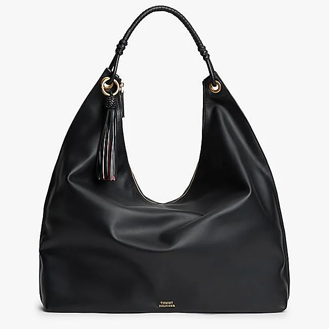 Bolso hobo negro de Tommy Hilfiger, 249 euros.