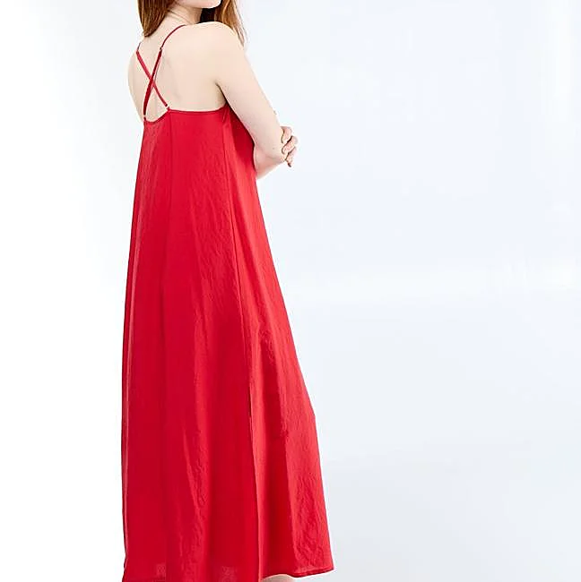 Vestido rojo de Kiabi, 20 euros.