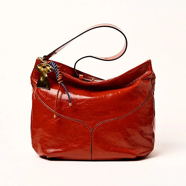 Bolso efecto charol en rojo de Sessùn