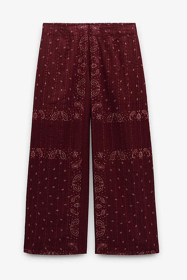 Pantalón estampado de Parfois (29,99 euros)