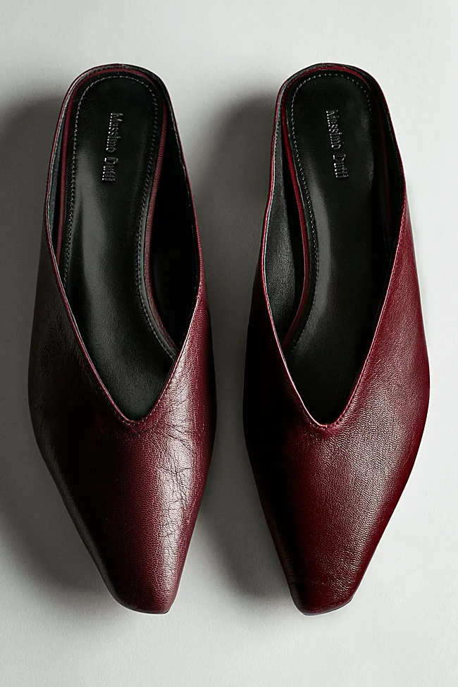 Zapatos burdeos de Massimo Dutti (89,99 euros)