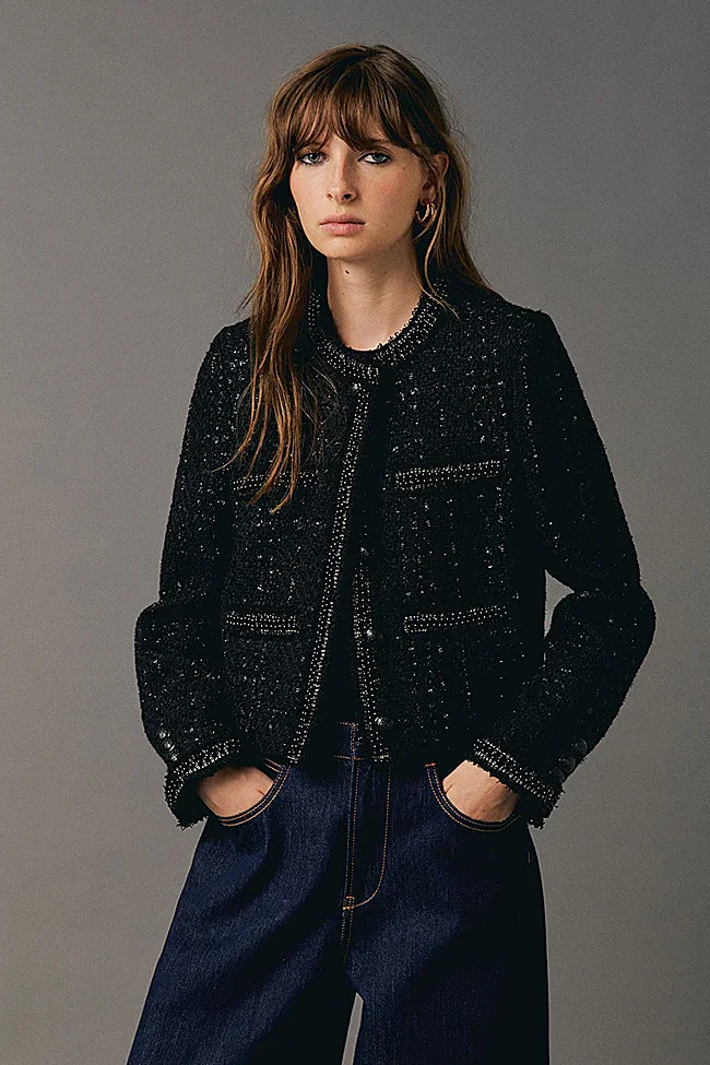 Chaqueta negra de Sfera (69,99 euros)