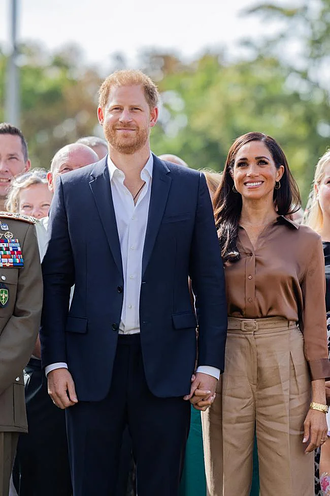 Meghan Markle y el príncipe Harry en los famosos Invictus Games en Dusseldorf.