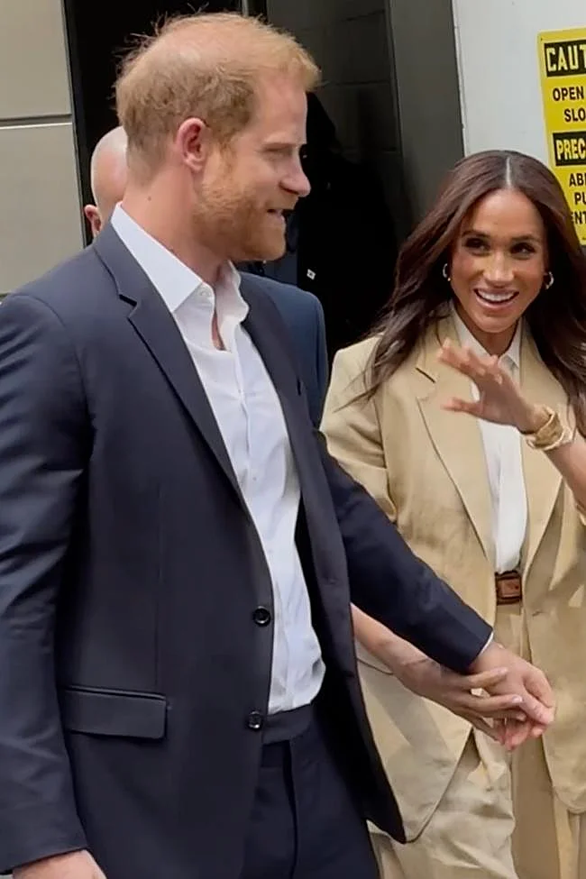 Meghan Markle y Harry en un evento en Nueva York.