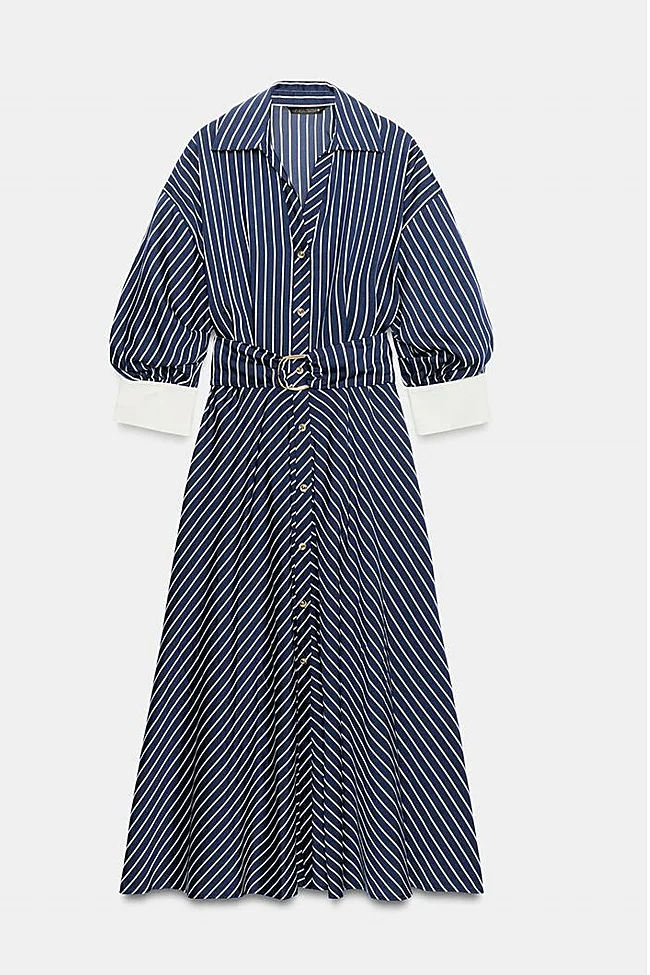 Vestido estampado de Zara (45,99 euros)