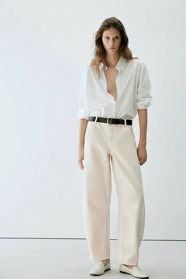 Pantalón ancho de Mango (39,99 euros)