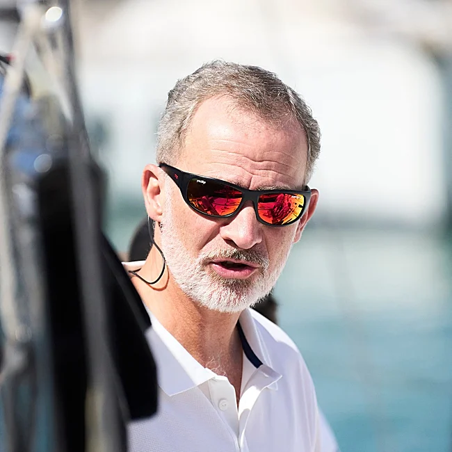 Felipe VI, at the MAPFRE King’s Cup of Sailing.