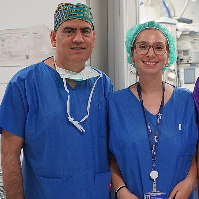 Dr. Sánchez Iglesias and the doctor Acosta Sánchez.