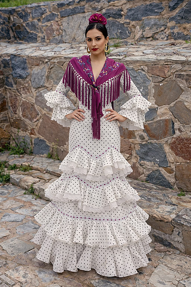 Un vestido de flamenca de Cinta Coronel.
