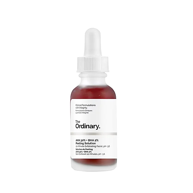 AHA 30% + BHA 2% Peeling Solution de The Ordinary.
