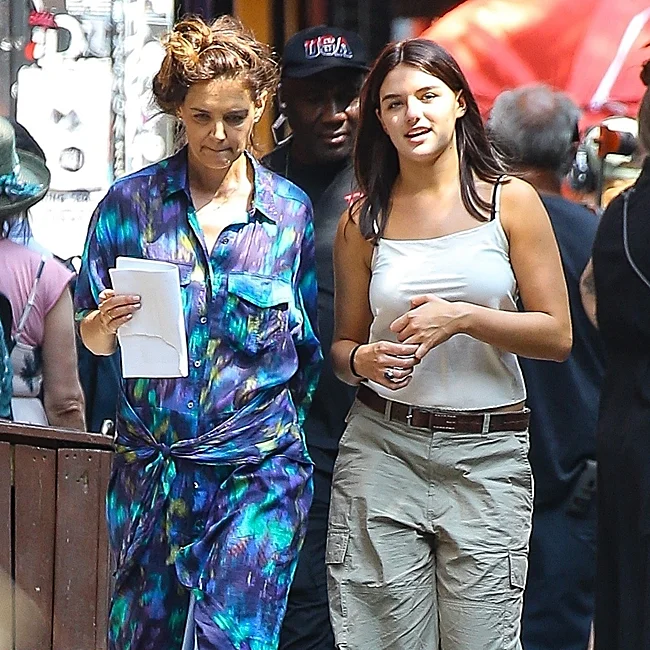 Katie Holmes and Suri Noelle, in a recent image.