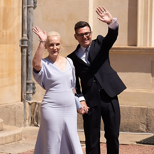 Andy Burnham and his wife