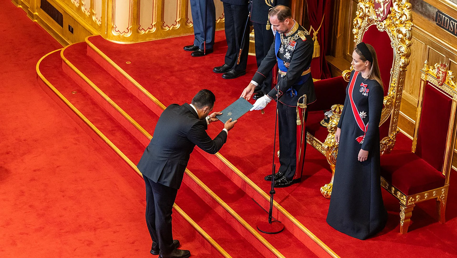 Norway’s King Haakon Takes Constitutional Oath Before Parliament, Queen Mette-Marit Absent