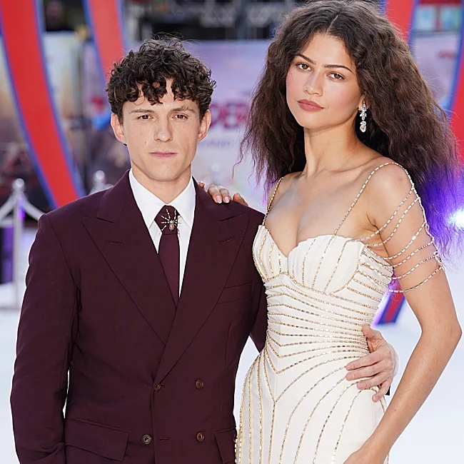 Tom Holland y Zendaya, promocionando en Londres la última entrega de Spider-Man.