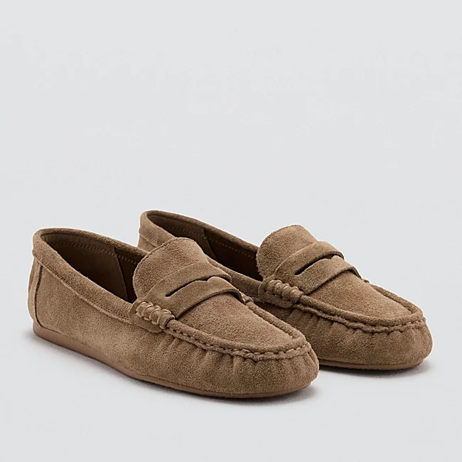 Mocasines de ante de Mango (49,99 euros)