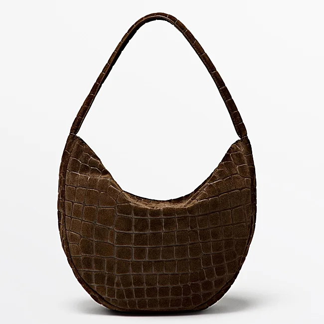 Bolso marrón de Massimo Dutti (149 euros)