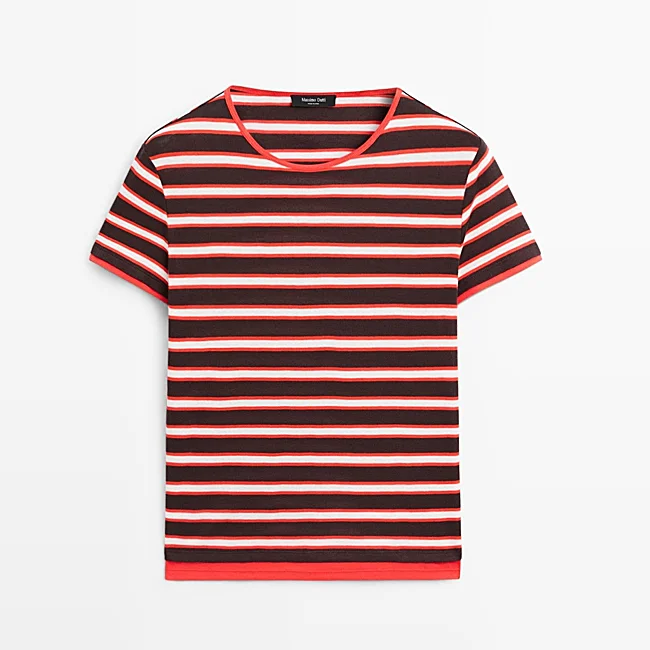 Camiseta de rayas de Massimo Dutti (25,95 euros)