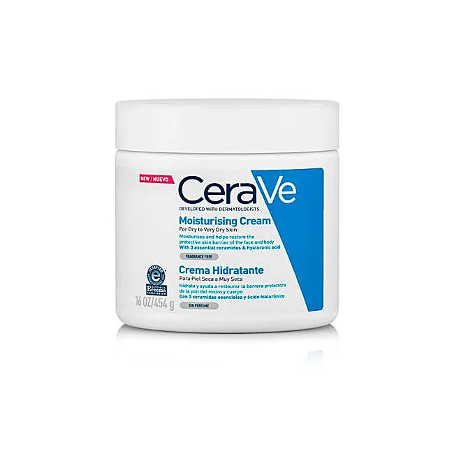 CeraVe moisturizing cream.