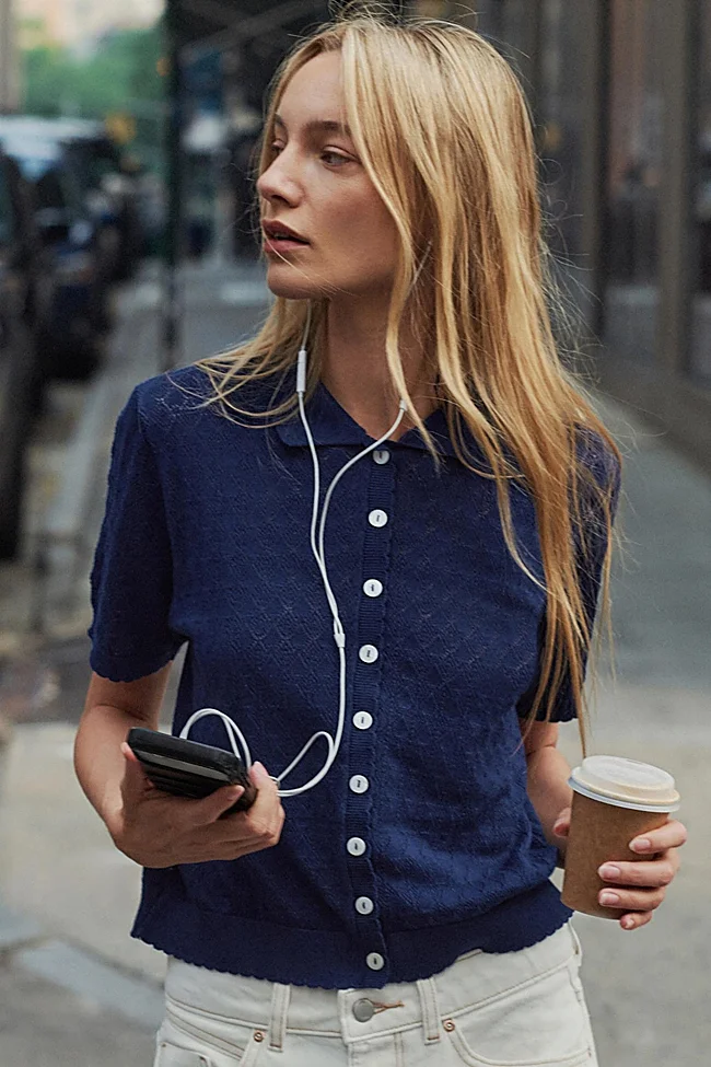 Camisa de algodón de Zara (22,95 euros)