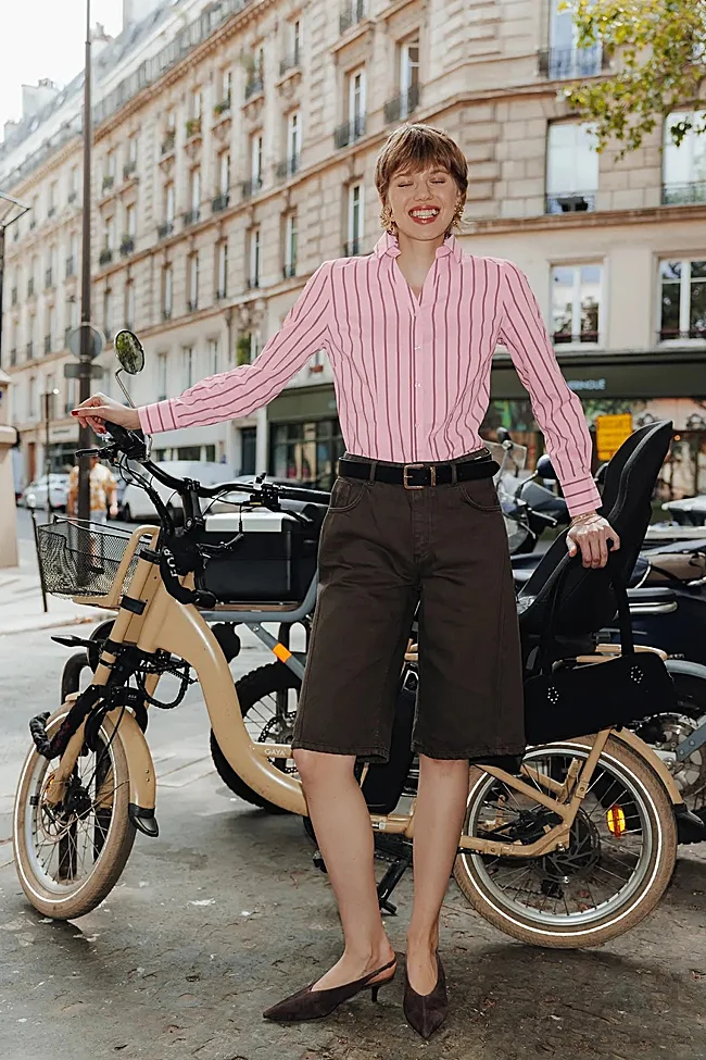 Pantalones estampados de Promod (39,99 euros)