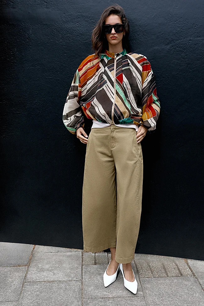 Chaqueta estampada de Zara (35,99 euros)